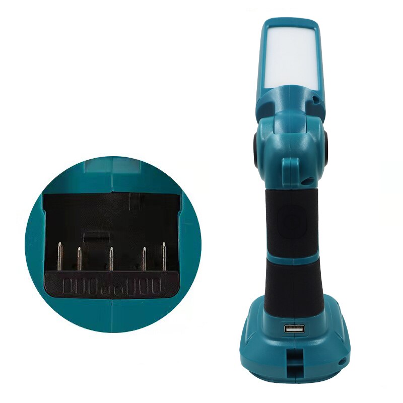 12W Tool Licht Voor Dewalt Voor Makita Voor Bosch Voor Milwaukee 18V Lithium Ion Batterij Zaklamp Indoor Outdoor led Werken Lamp