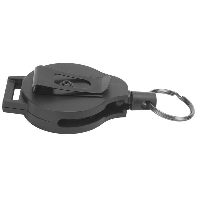 outdoor Portable Retractable Steel Wire Rope Key Holder Telescopic Key Chain with Clip for Outdoors Outdoor Fishing