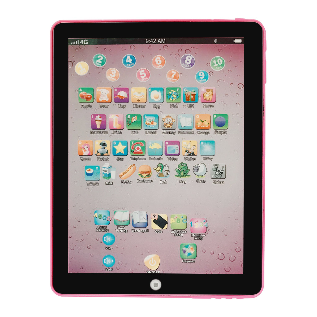 Kinderen Tablet Ipad Lezen Machine Kinderen Taal Studie Tafel Mini Engels Kind Touch Ipad Kids Baby Speelgoed