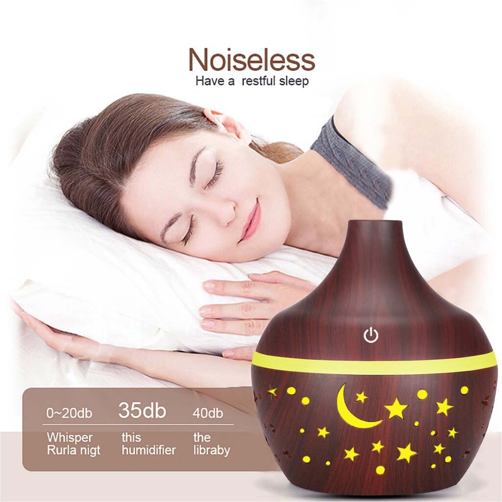 300Ml Air Humidifer Led Kleurrijke Ultrasone Aroma Luchtbevochtiger Essentiële Olie Diffuser Aroma Aromatherapie Luchtbevochtiger