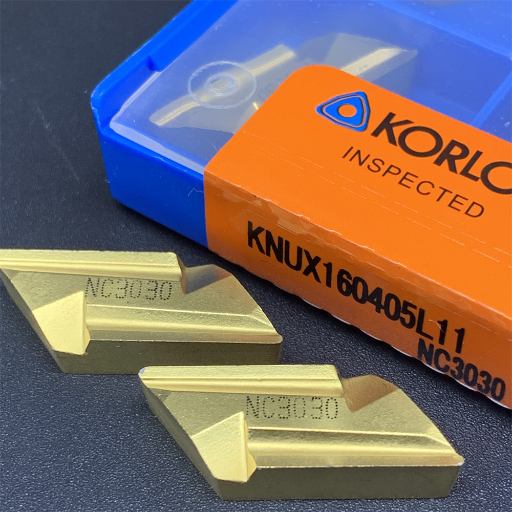 KNUX160405R NC3020 KNUX160405R NC3030 Tungsten Carbide insert substituted KORLOY KNUX160405L-11 NC3030 KNUX160405L-11 NC3020