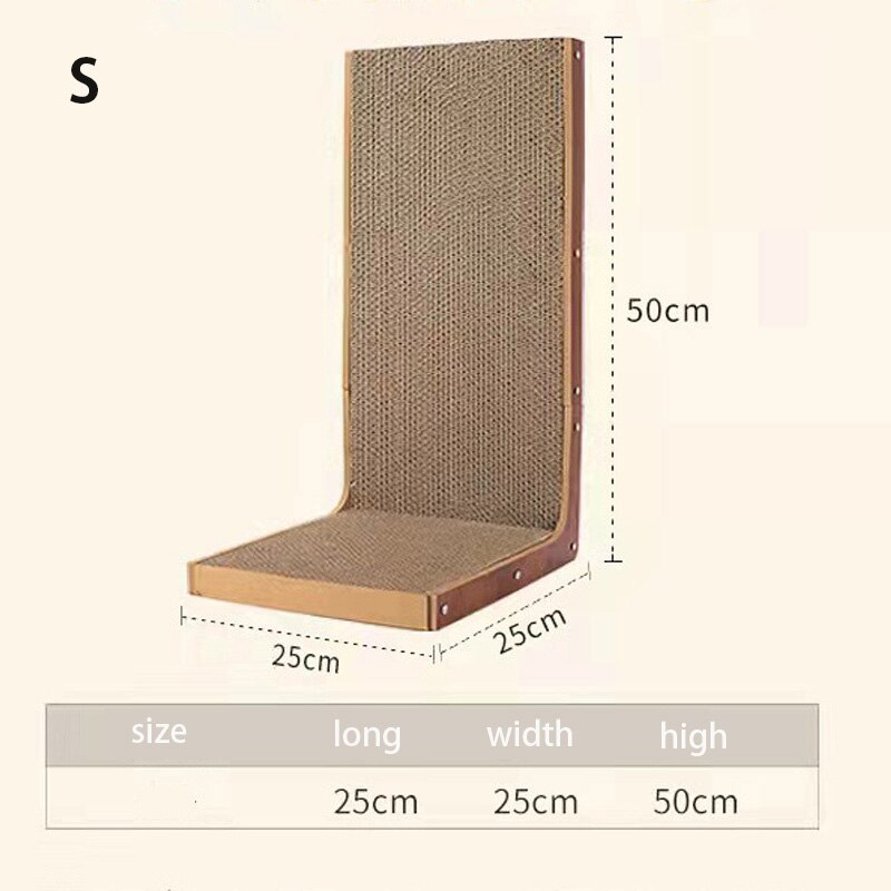 Huisdier Meubels Producten Afneembare Kat Scratcher Board L-Vormige Cat Schraper Krabpaal Voor Katten Slijpen Klauw Klimmen Speelgoed: S