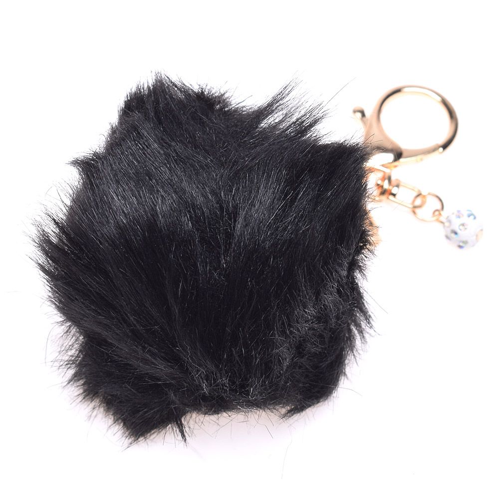 ISKYBOB brelok z futrzanym pomponem prawdziwy królik brelok z futrzaną kulką futro brelok Porte klucz wiolinowy Llaveros do torby wisiorek do torby akcesoria