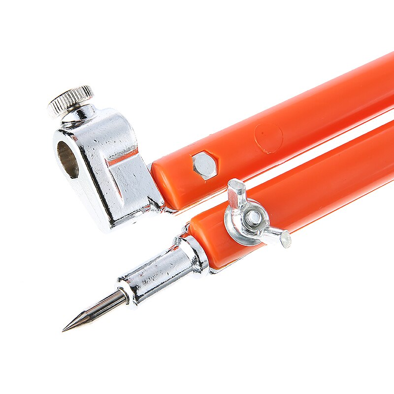 Woodworking Precision Compass Plastic Carbon Steel For Wood Board Scribing Marking Adjustable Radius Drafting Tool