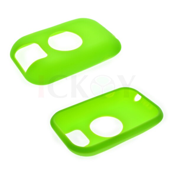 Funda de silicona protectora de goma para ciclismo, accesorio para ordenador GPS Polar V650: green