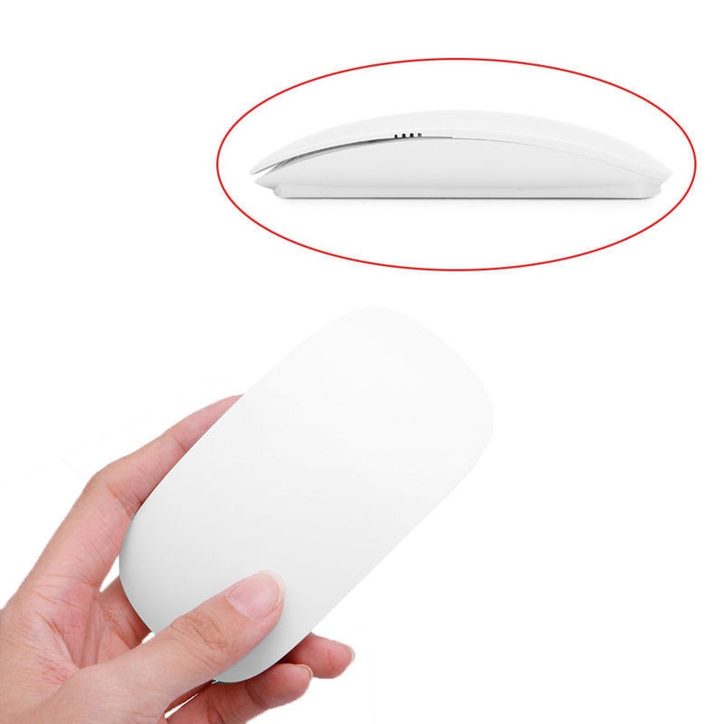Wireless Optical Multi-Touch Magic Mouse 2.4GHz Mice For Windows Mac OS White