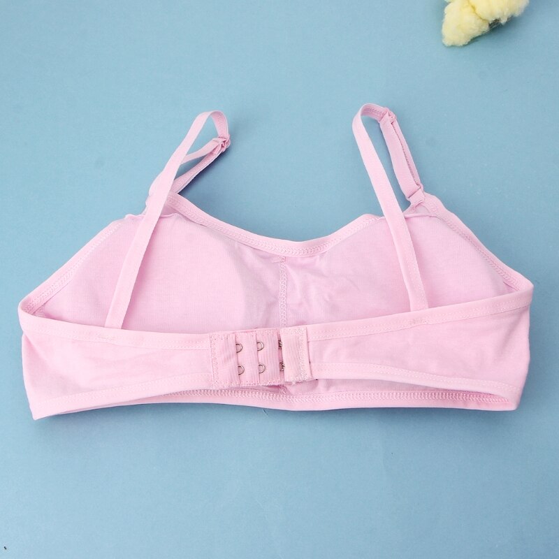 Tienerondergoed katoenen letterprint bh voor jonge meisjes voor yoga sporten hardlopen aangepaste verwijderbare spons pads als trainingsbh