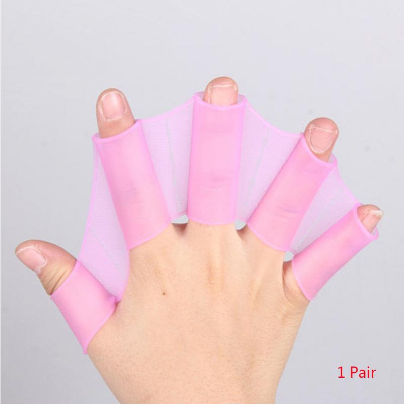 Palmes palmes en Silicone pour les mains palmes de natation pour les mains: Pourpre / M