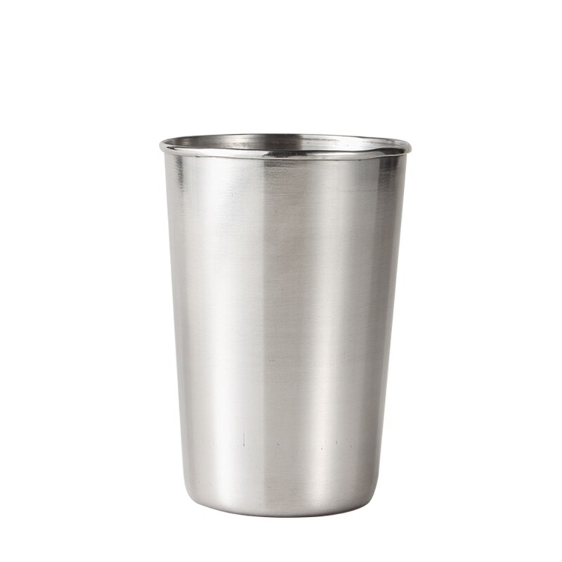 4 st hem 30-320ml rostfritt stål öl vin kopp kaffe tumbler te mjölk muggar drinkware rostfritt spritglas: 320ml