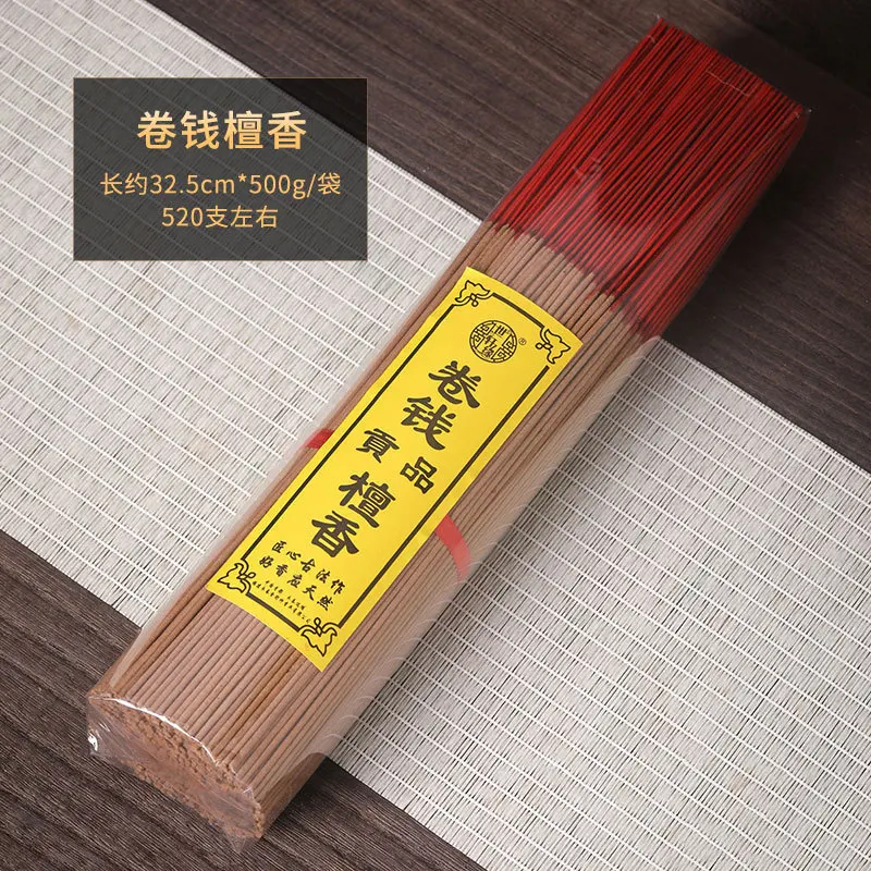 FY Huishoudelijke Handgemaakte Aanbidding Bamboe Wierook 500g Natuurlijke Roll Rook Sandelhout Stok Wierook 32.5 Bulk Verkoop Joss Sticks