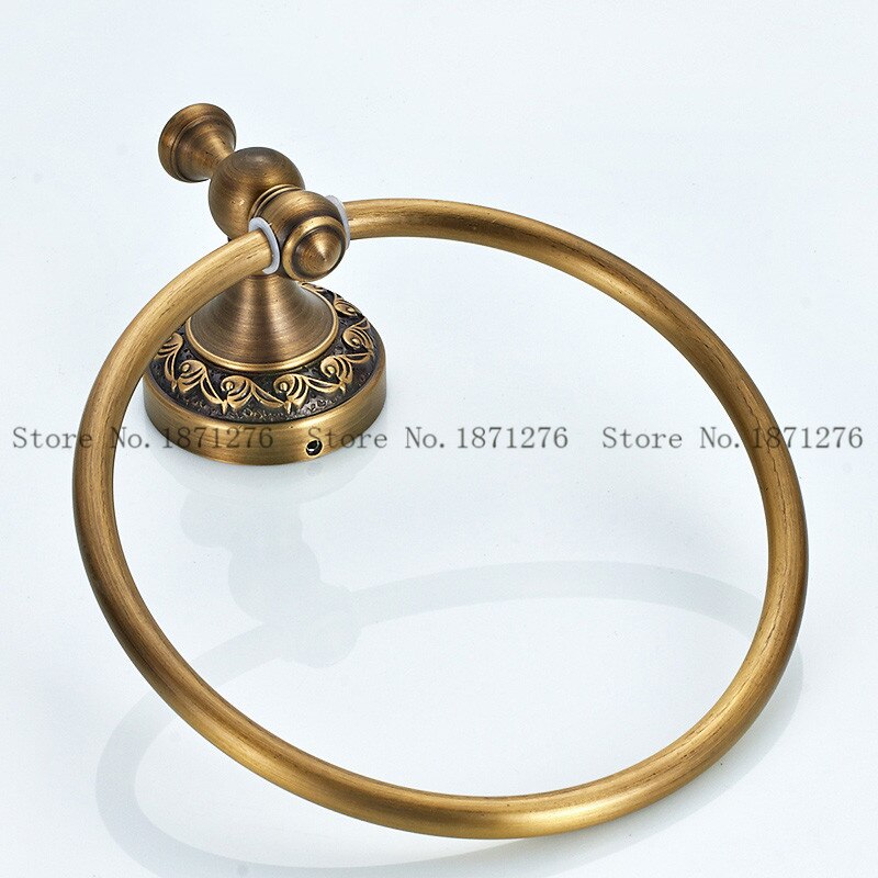 Antieke Handdoek Ring Massief Messing Wall Mounted Bad Handdoekenrek, Badkamer Sanitair Hanger Hardware Accessoires