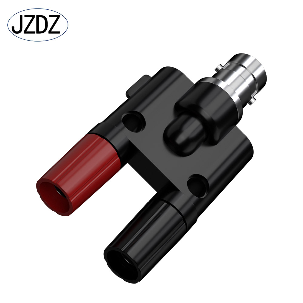 Jzdz 2 Stuks Bnc Vrouwelijke Q9 Connector Plug Dubbele Vrouwelijke Banana Socket 4Mm Adapter Binding Post J.20024