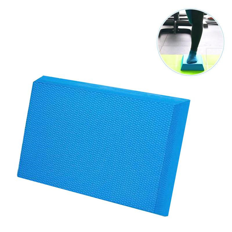 Trapesformet balansepute gym yoga wobble board pilates fysio stabilitet treningsmatte