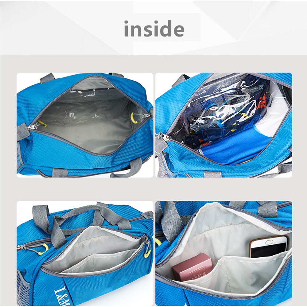 L & M léger et Durable sport Gym sac de sport femmes hommes pour Gym Fitness formation épaule sacs à main sac de Yoga bagages
