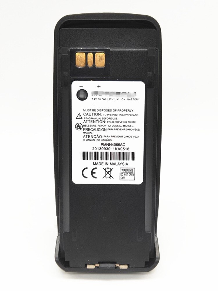PMNN4066AC Walkie Talkie Batterij Twee Manier Radio Batterij Compatibel Met PMNN4077C PMNN4066A P8268 /P8260 /P8200/ 8800 NNTN4066