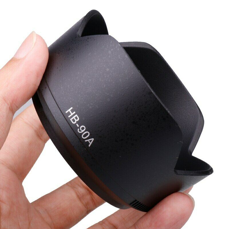 HB90A Reversible Camera Lens Hood For Nikon Z DX 50-250mm f/4.5-6.3 VR Lens on Nikon Z50 Z5 Z6 Z7 II Z6II Z7II Replaces HB-90A