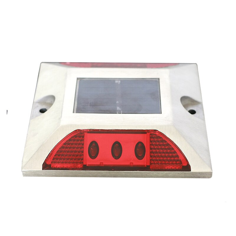 version IP68 Waterproof Solar Powered LED Road Stud Light road Reflective Light Ground Warning Light