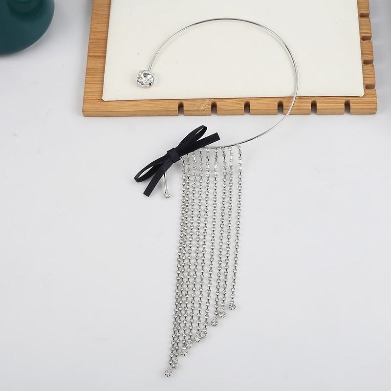 Collier ras du cou en cristal de luxe pour femme, pendentif goutte d'eau, bijoux de mariage, de fête, tendance 2024: Rouge-brun