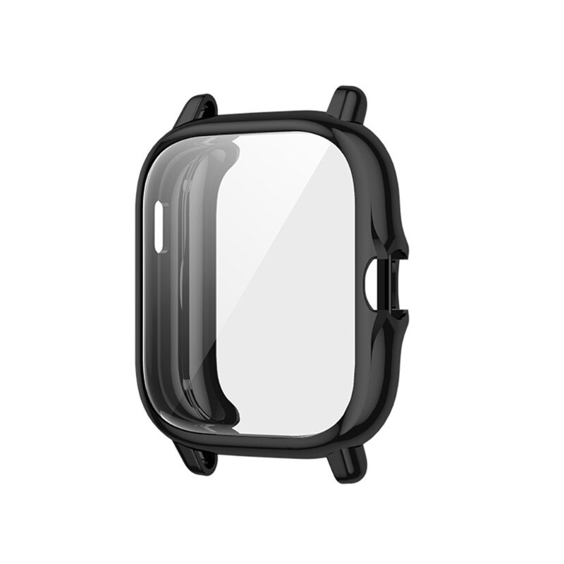 Bescherming Case Voor Amazfit-Gts 2 Smart Horloge Plating Tpu Soft Cover Volledige Sch: Black