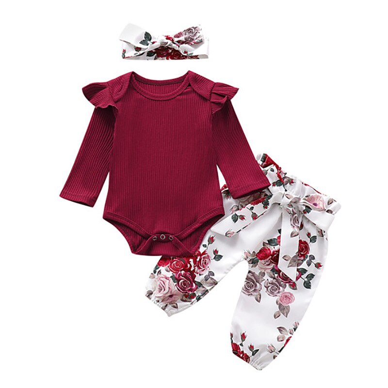 Carters Baby Mädchen Lustige Baby Strampler 3-stück Baby lange ärmeln anzug frühling herbst gedruckt Karosserie Schlauch Baby Mädchen Bodys: Höhe 80cm