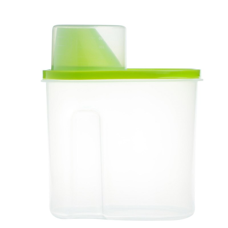 Dried Food Cereal Flour Pasta Food Storage Dispenser Rice Container Sealed Box L4MB: Green