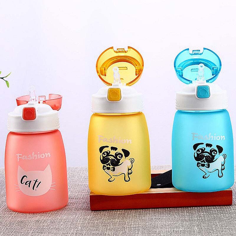 1 Stck 430 ml Baby Flasche freundlicher freundlicher Lernen Fütterung Trinkwasser Stroh Flasche Mamadeira Sippy Ausbildung Tasse Baby Fütterung tasse