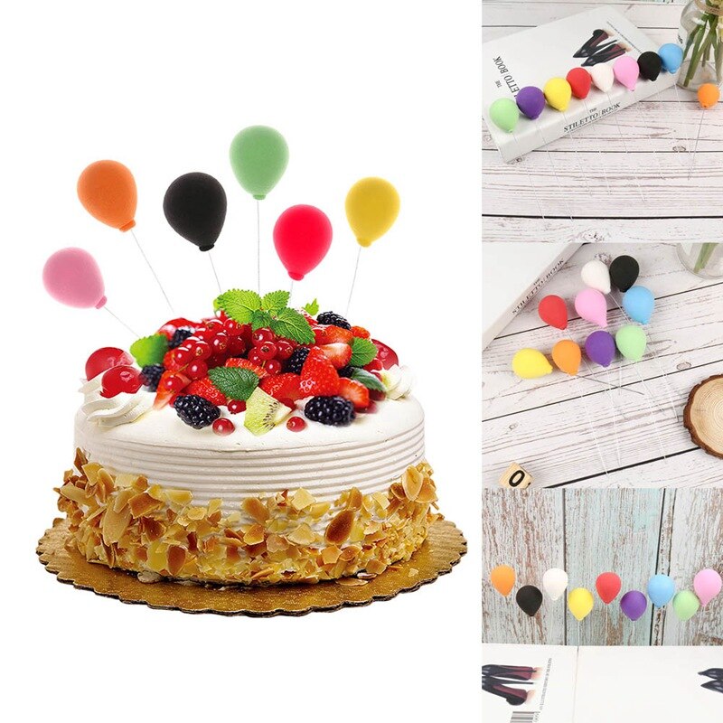 Décoration de gâteau licorne rose blanc 5 pièces/paquet | Décoration de gâteau en ballon d'ange, décoration de fête, Dessert, beaux