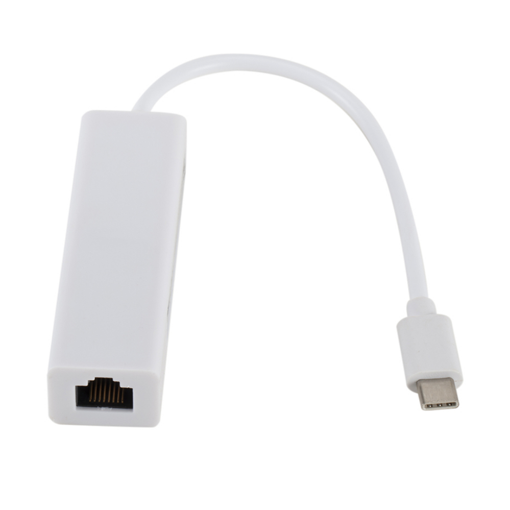 USB 3.1 HUB TYP C auf Ethernet Netzwerk LAN Adapter 100 Mbit/s RJ45 USB-C mit 3 Ports USB HUB Splitter für MacBook Pro Laptop
