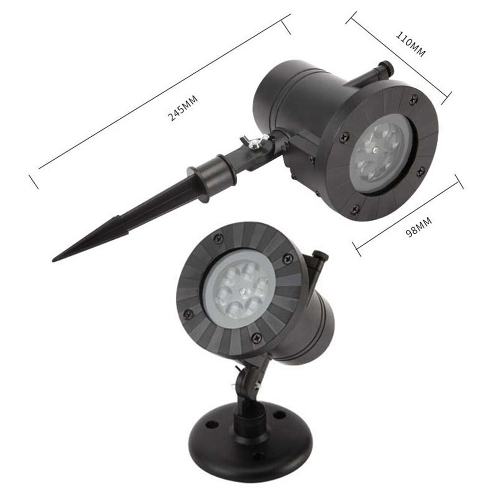 Celebration Series Projector LED Image Motion Projection Light with 12 Slide for Halloween Party Garden Outdoor Activities