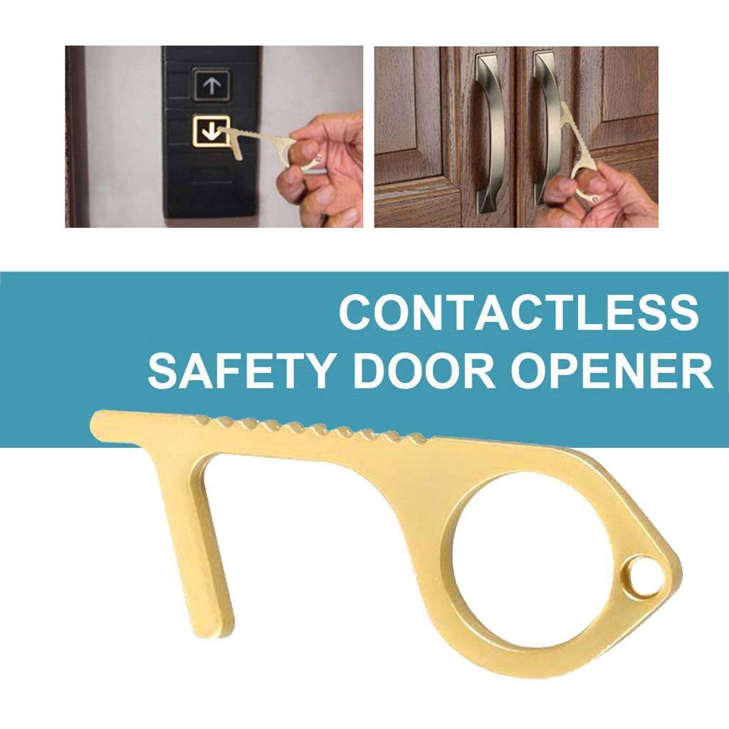 Portable Hand Protection EDC Door Opener Elevator Handle Hook Door Closers Contactless Safety Door Opener