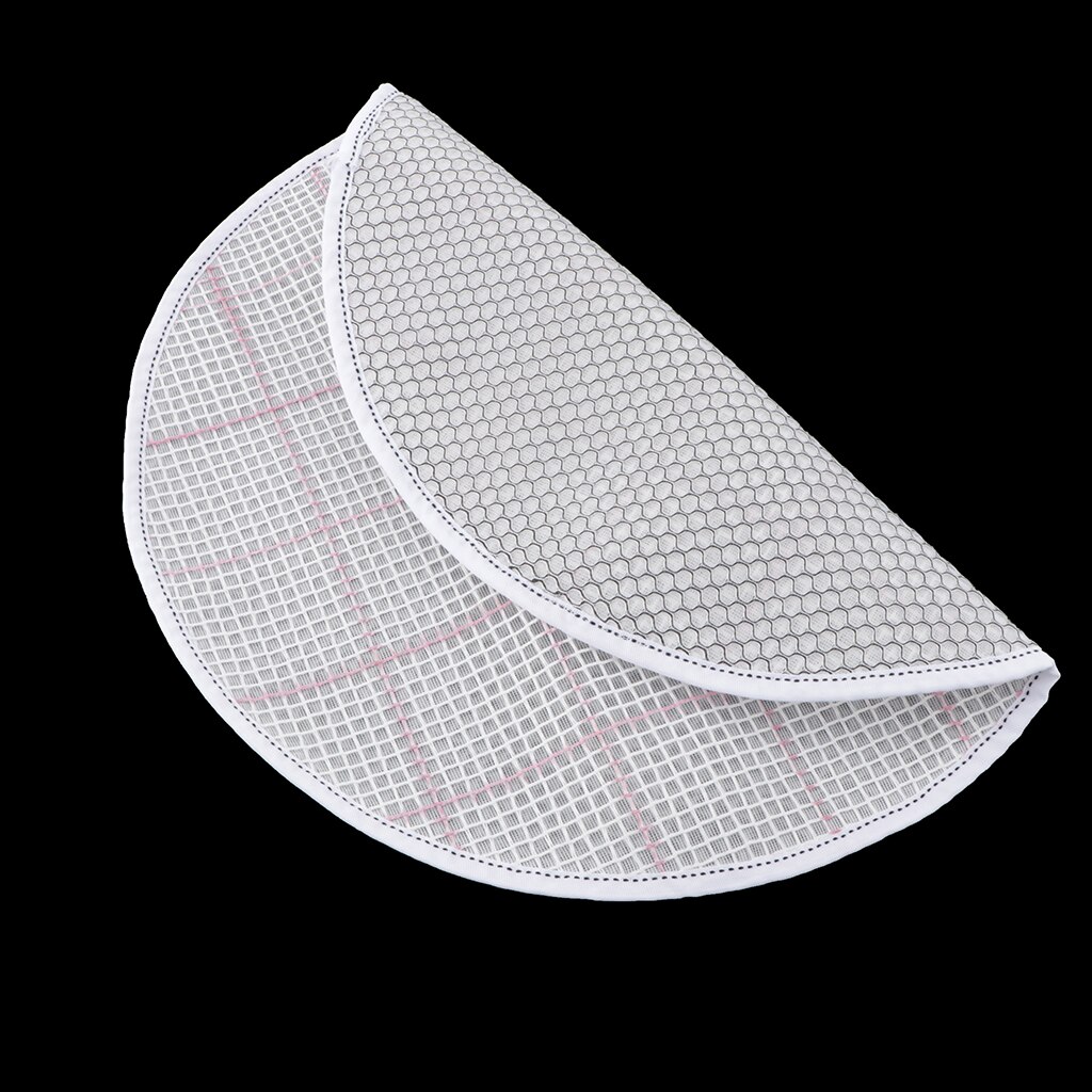 White Plastic Canvas Mesh Sheets for Embroidery Crafting 14.9 x 14.9 inch Round