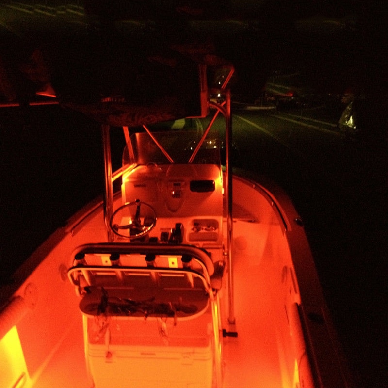 Éclairage de bateau étanche, 12v, lumières de sécurité pour le Ski sous-marin, Gunwales Lane Marker Lite, motocross, modèle LED
