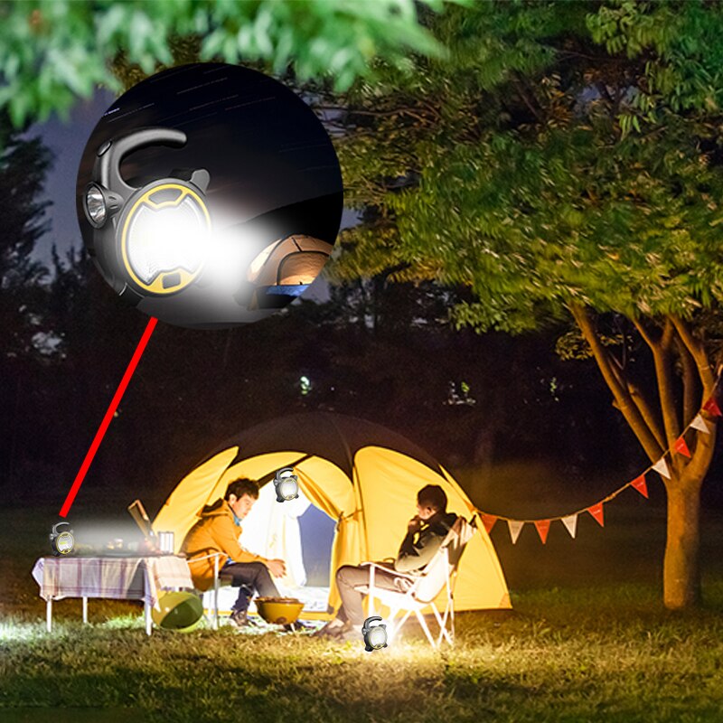 High Power LED Flashlight With Handle 3xAA Batteries Powerful Lantern Outdoor Linternas Camping Lighting Lamp Torch Tent Lights