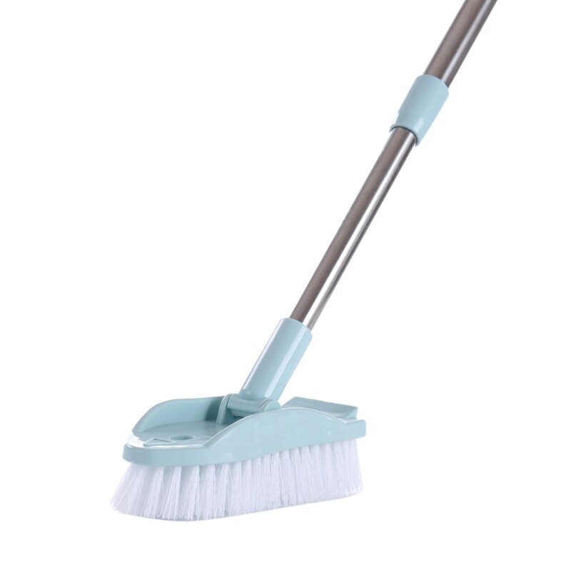 Long Handle Telescopic Bristle Cleaning Brush Detachable Floor Brushes Home Tool: Default Title