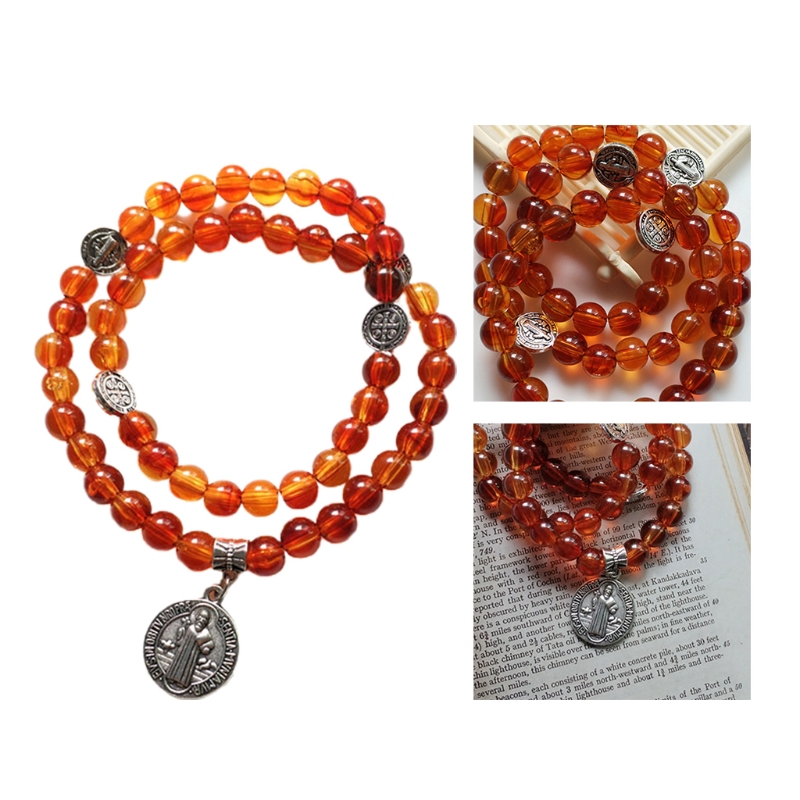 Gebet Perlen Rosenkranz Armbinde Katholischen Jungfrau Maria Segen Armbänder Armbinde