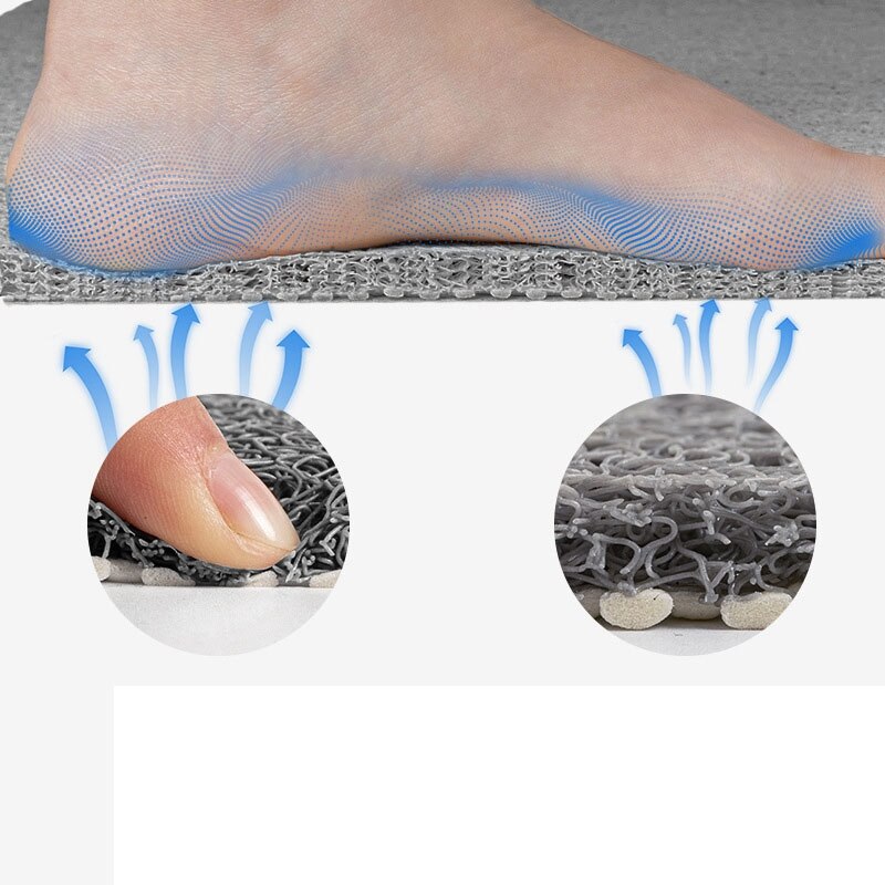 Douche Mat Bad Mat, Antislip Badmat Met Afvoer, sneldrogend Pvc Loofah Bad Mat Voor Bad