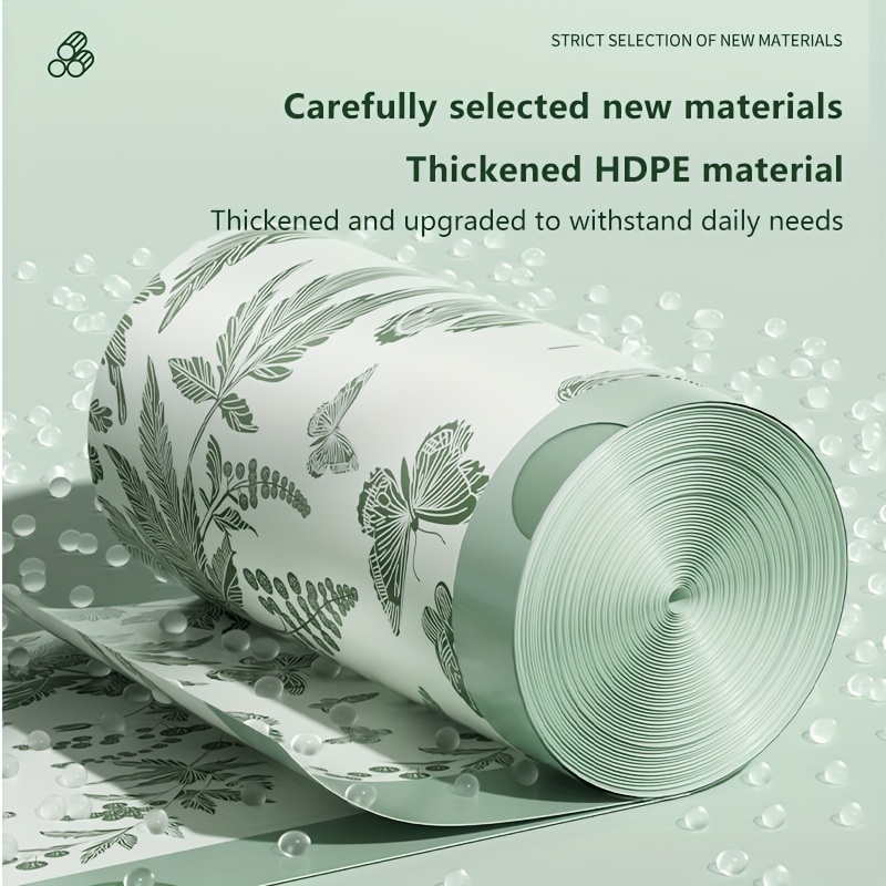 [Lavender Trash Bags] Durable Leak-Proof 90 Pack Lavender Scented Odor-Absorbent Double-Sided Kitchen Bathroom Trash Bags