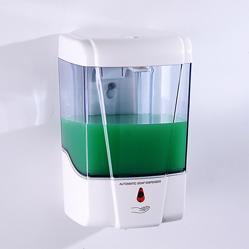 Automatic Sensor Soap Dispenser Wall Mounted Soap Dispenser Hand Sanitizer Box Household Kitchen Bathroom Liquid Soap Dispenser