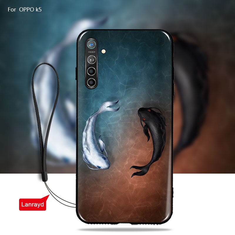 Holzmaserung Für Realme X2 XT fall abdeckung Weiche TPU Silikon malerei Für OPPO K5 K 5 Funda Coque weiche Stoßstange