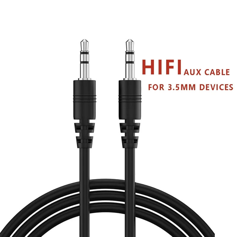 Kabel Aux 3,5 mm Jack do 3,5 Jack Męski Samochodowy Pomocniczy Kabel Audio Do Telefonu Słuchawki Głośnik Laptop Samochód MP3/4 Przewód Aux 0,5 m