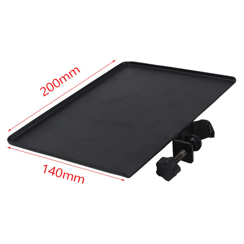 200 * 140MM Sound Card Tray Live Broadcast Microphone Rack Stand Tray Tripod Phone Holder for Outdoor Photography
