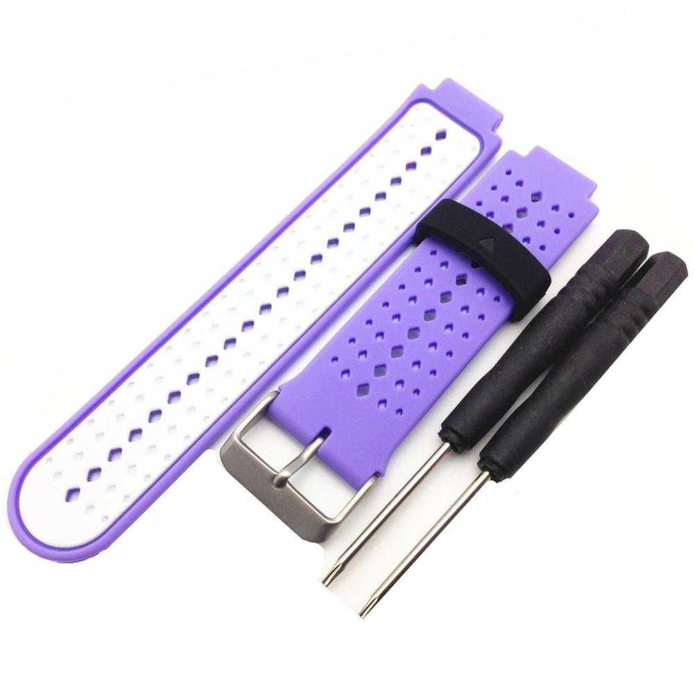 15 farben Silikon Strap Für Garmin Forerunner 235 Band strap Für Garmin Forerunner 220/230/235/620/630/735XT/235Lite Zubehör