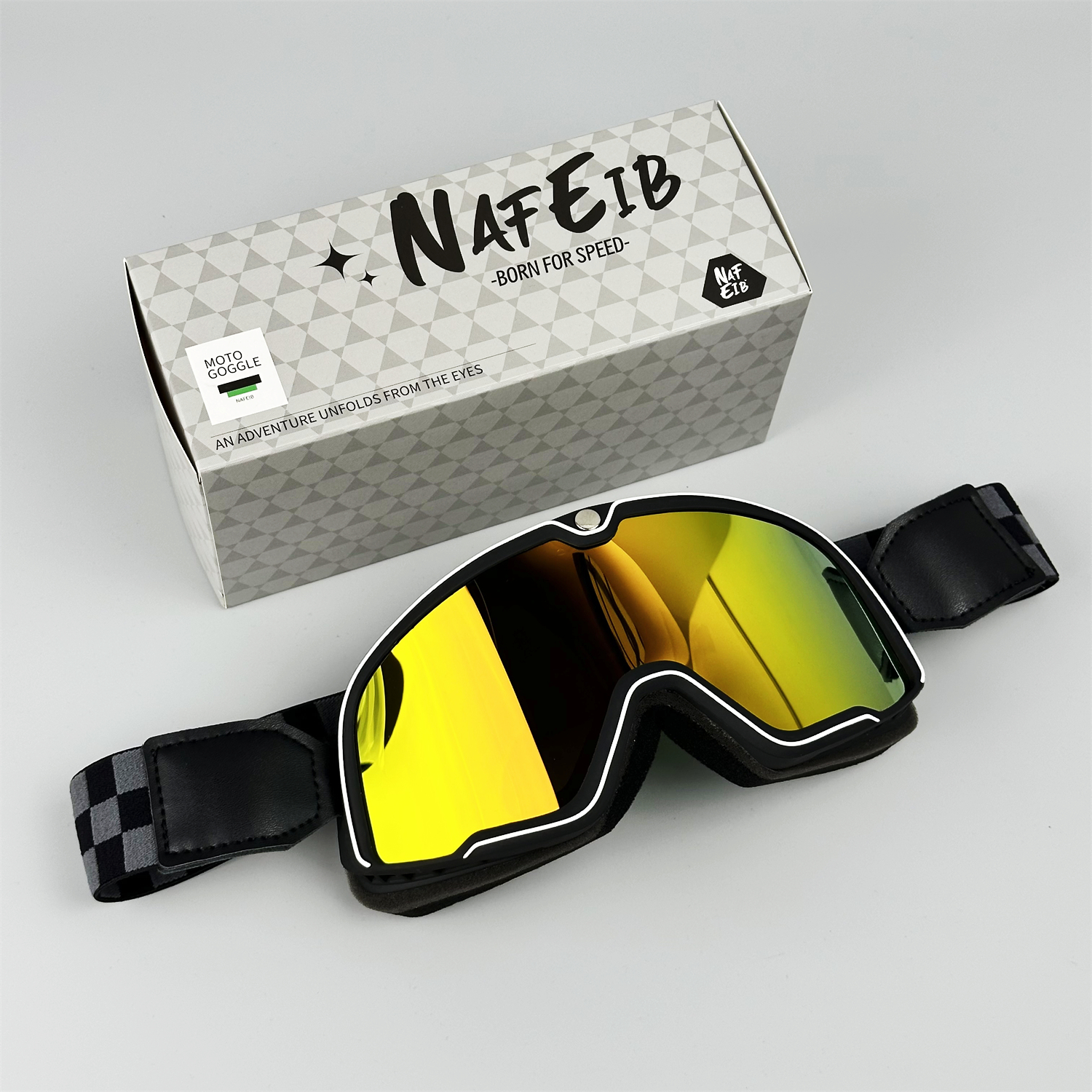 Bikers Retro Motorbril Bril Vintage Moto Klassieke Bril voor Pilot Style Steampunk ATV Bike Koperen Helm: Paars