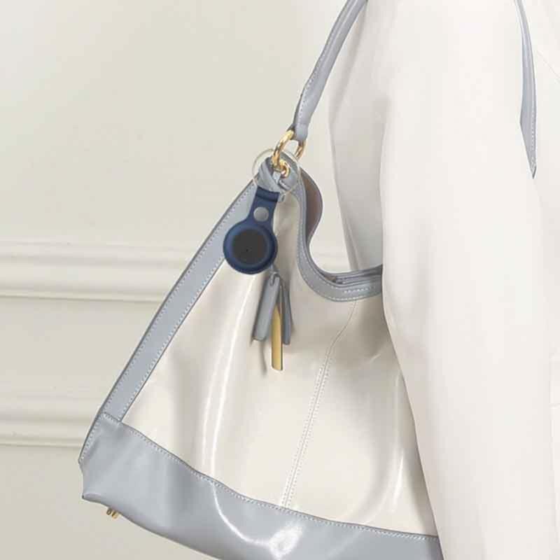 Mini Circular Tracking Device Tuya Bluetooth-compatible Anti-loss Pet Tracker Remote Alarm Retainer APP Smart Life