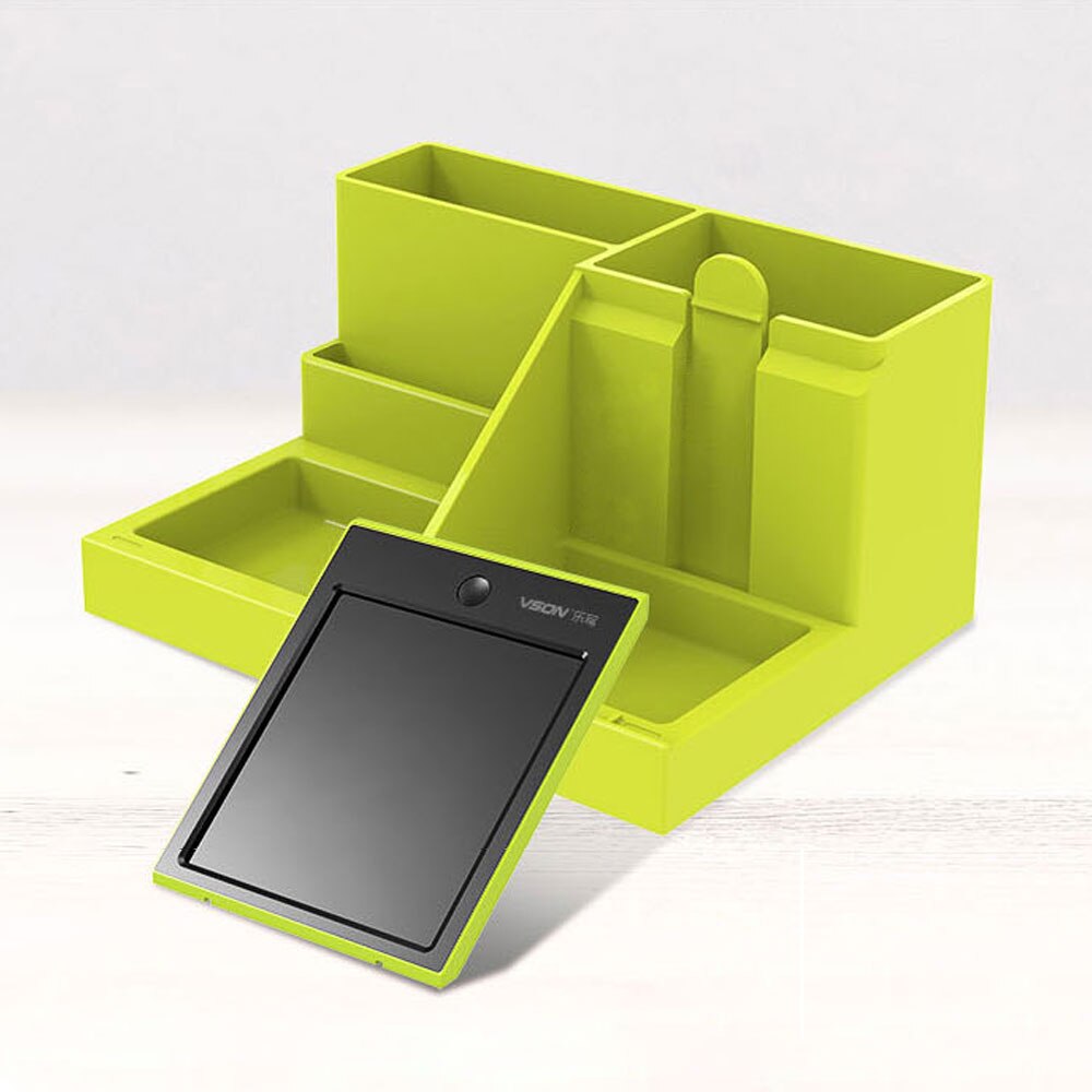 Multi-functional pen holder with LCD handwriting board can be taken out separately for easy carrying