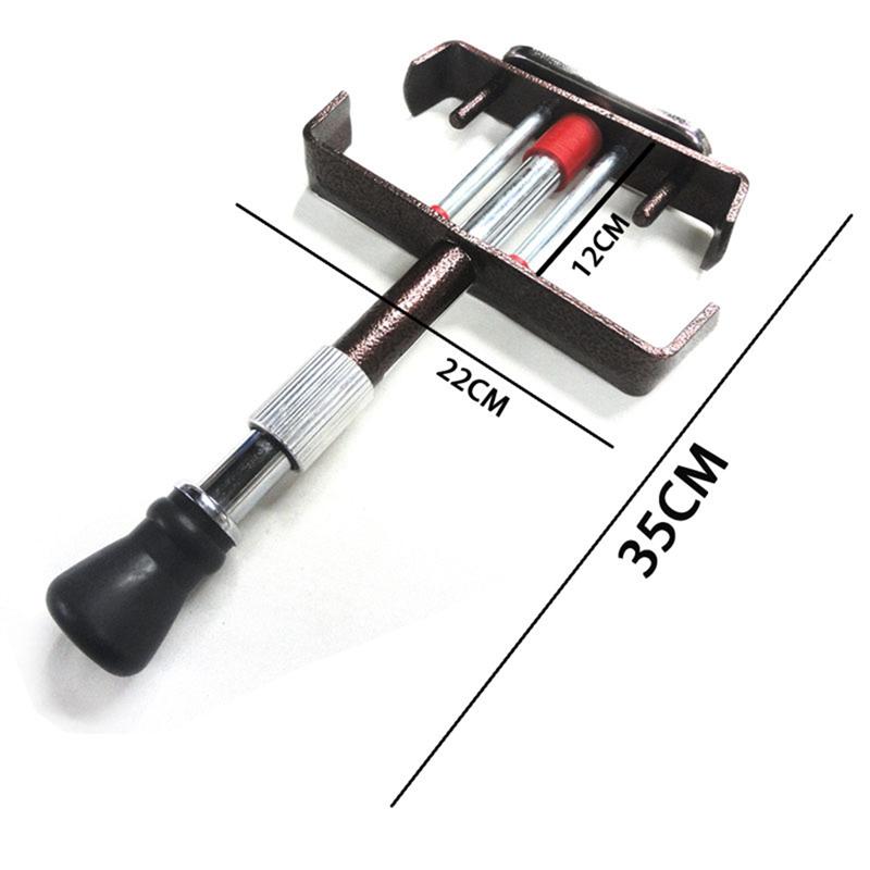 1PC Car Pedal Clutch Lock Steel Pedal Safety Theft Protection Locking Tool Anti-Theft Strong Security Brake Clutch Pedal Lock