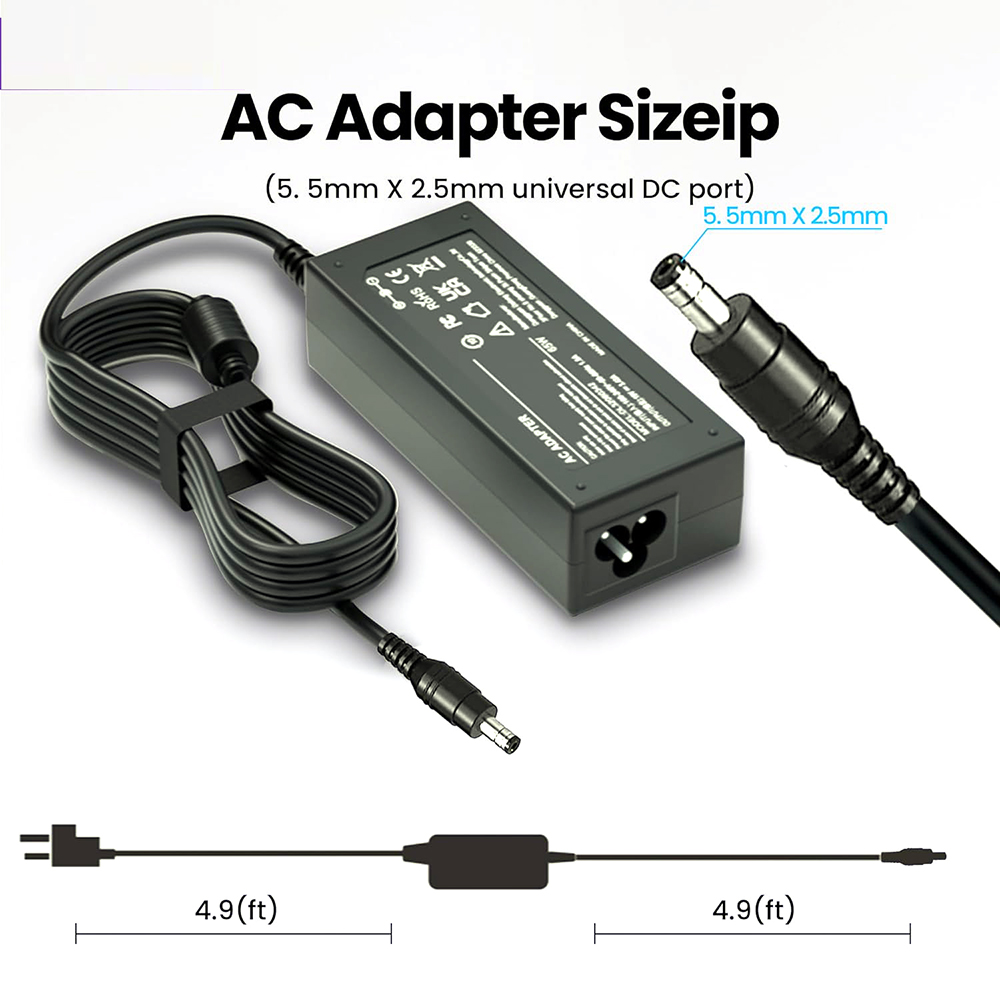 Cargador adaptador de CA de 19V y 65W para Harmon Kardon Aura Studio 3, 2, 1 Plus, serie AirPlay, sistema de altavoz inalámbrico para el hogar, fuente de alimentación