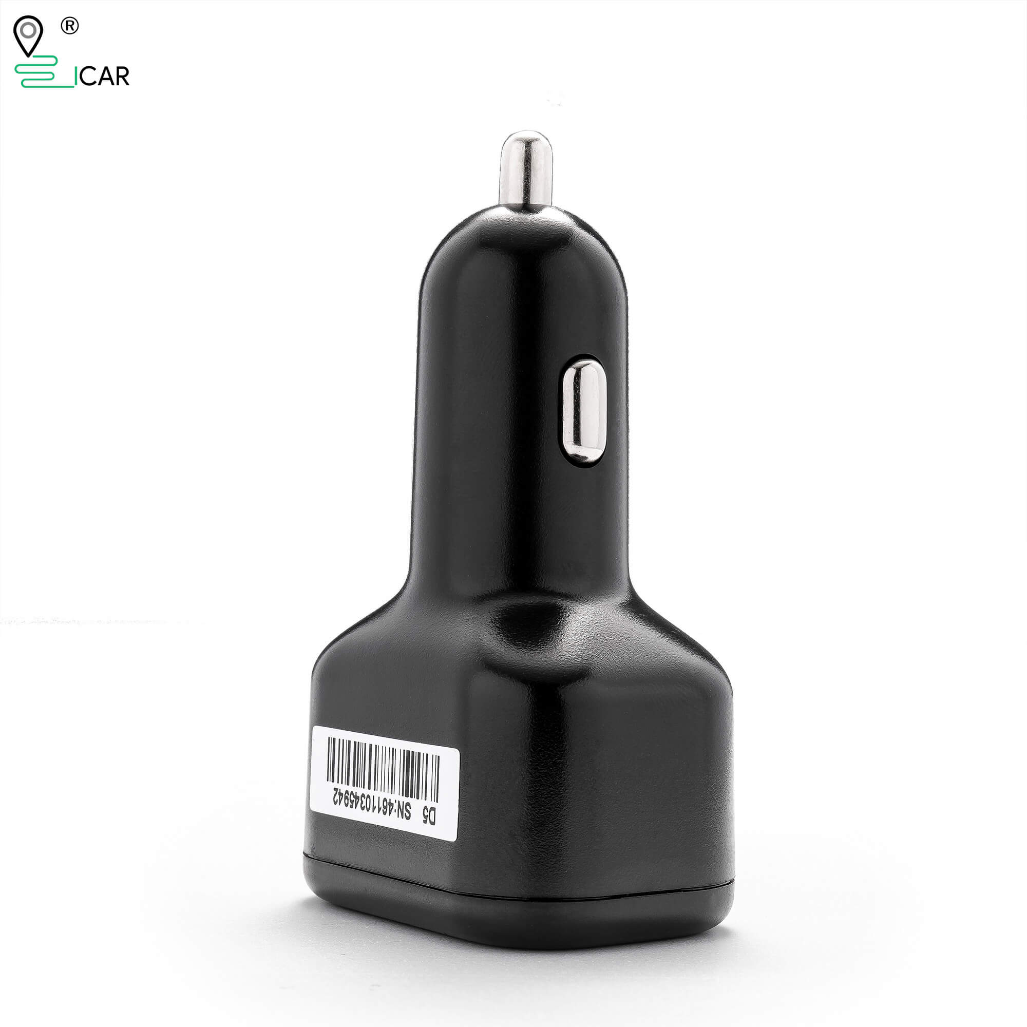 Localizador GPS oculto para vehículo, rastreador de cargador de coche, dos puertos USB para cargador de teléfono, aplicación antirrobo gratis