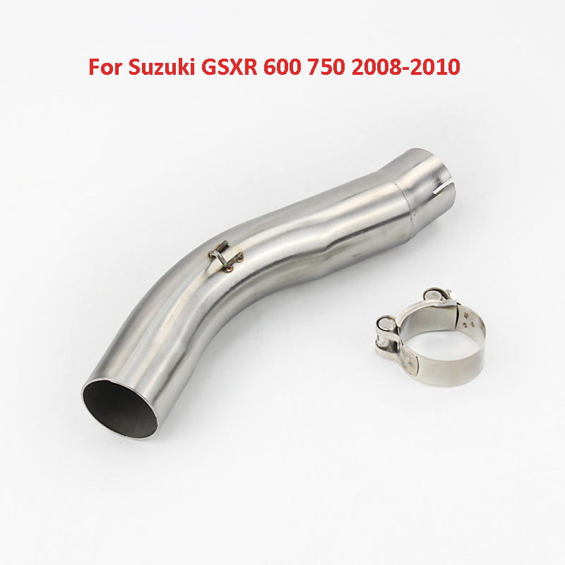 Motorfiets Uitlaat Mid Link Pijp Rvs Sluit Link Tube Voor Suzuki GSXR 1000 2005-2006 GSXR 600 750 2006