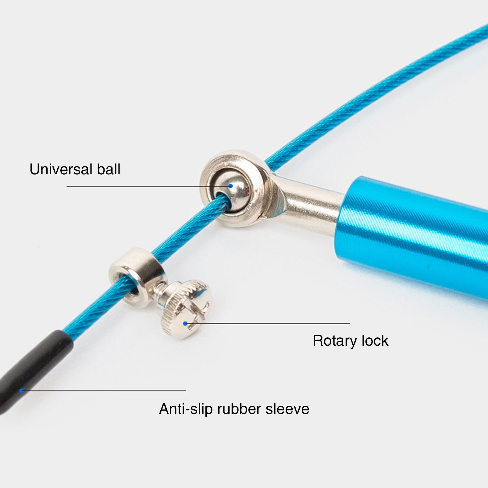 3M Jump Ropes Sports Fitness Adjustable Fast Speed Jump Skip Rope no noise Skipping Wire For Fitness Skip Training